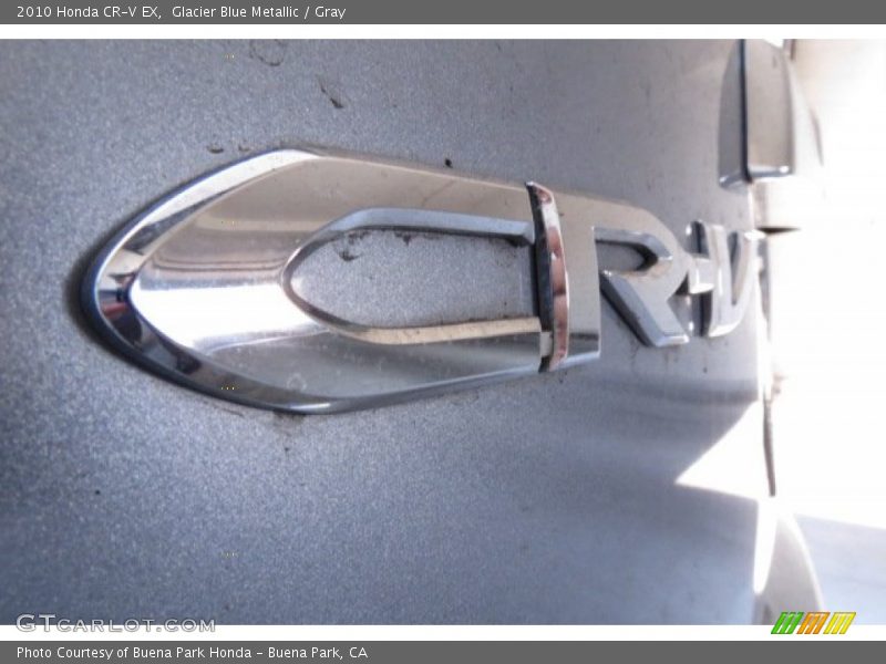 Glacier Blue Metallic / Gray 2010 Honda CR-V EX
