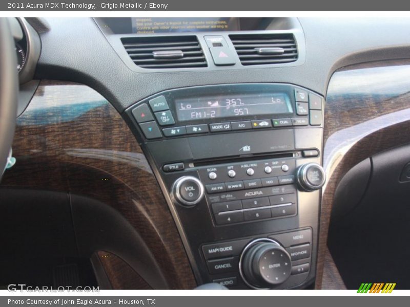 Grigio Metallic / Ebony 2011 Acura MDX Technology
