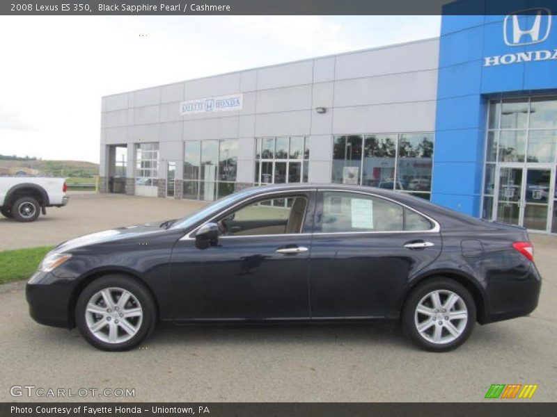 Black Sapphire Pearl / Cashmere 2008 Lexus ES 350