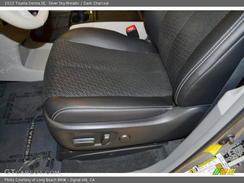 Silver Sky Metallic / Dark Charcoal 2013 Toyota Sienna SE