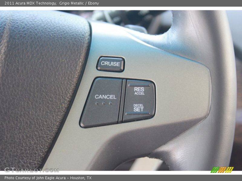 Grigio Metallic / Ebony 2011 Acura MDX Technology
