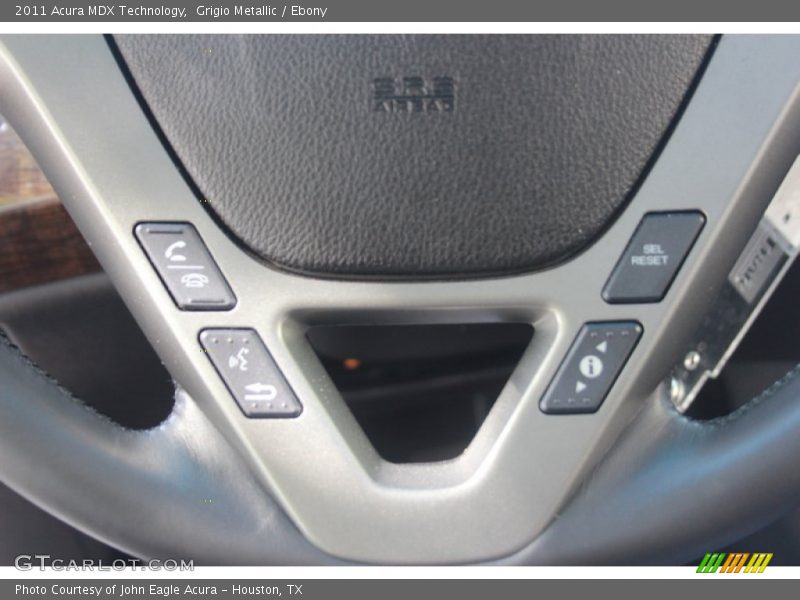 Grigio Metallic / Ebony 2011 Acura MDX Technology