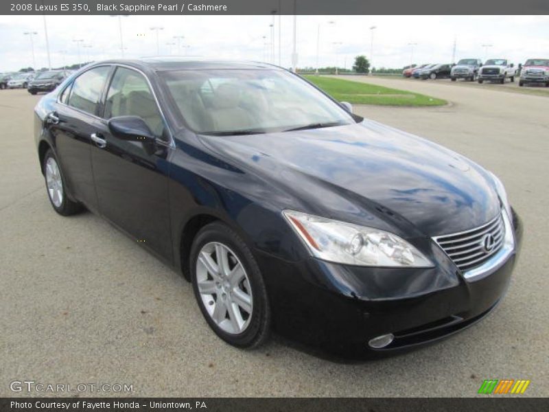 Black Sapphire Pearl / Cashmere 2008 Lexus ES 350