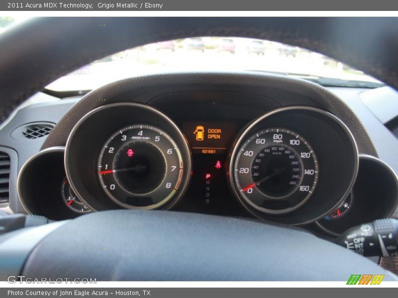 Grigio Metallic / Ebony 2011 Acura MDX Technology