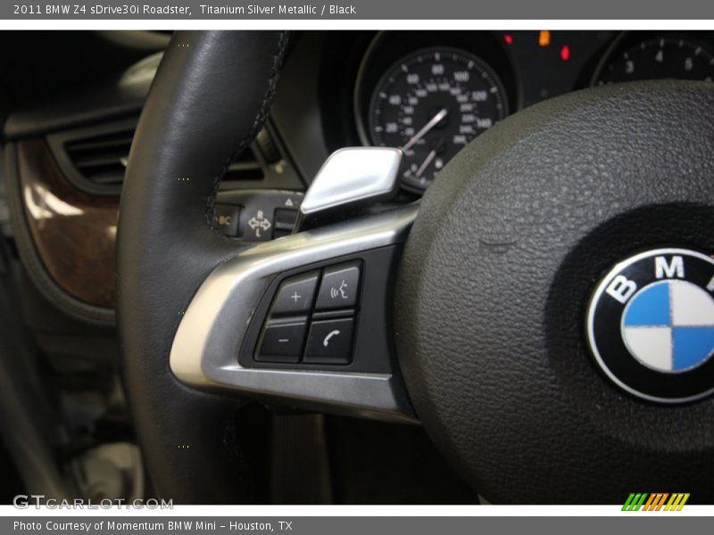 Titanium Silver Metallic / Black 2011 BMW Z4 sDrive30i Roadster