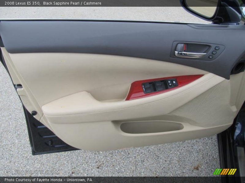 Black Sapphire Pearl / Cashmere 2008 Lexus ES 350