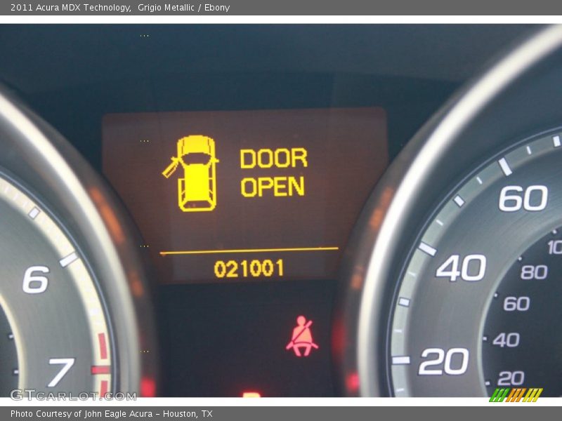 Grigio Metallic / Ebony 2011 Acura MDX Technology