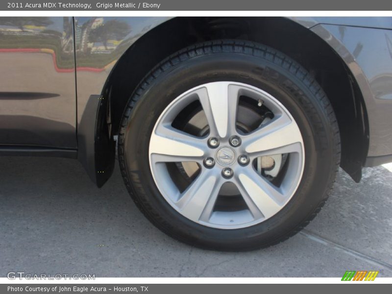 Grigio Metallic / Ebony 2011 Acura MDX Technology