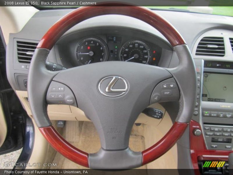 Black Sapphire Pearl / Cashmere 2008 Lexus ES 350