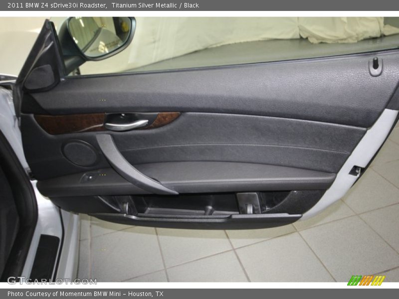 Titanium Silver Metallic / Black 2011 BMW Z4 sDrive30i Roadster