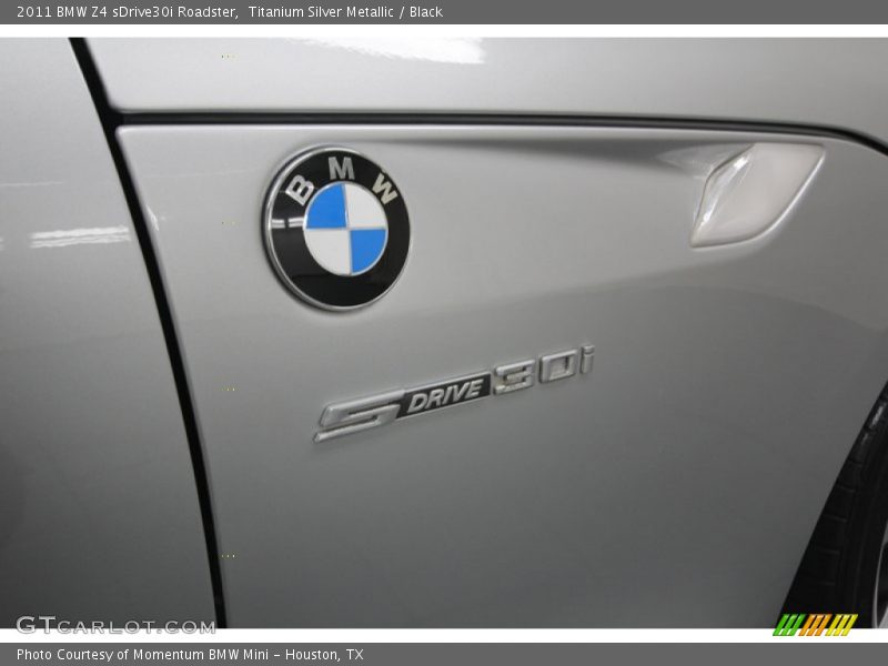 Titanium Silver Metallic / Black 2011 BMW Z4 sDrive30i Roadster