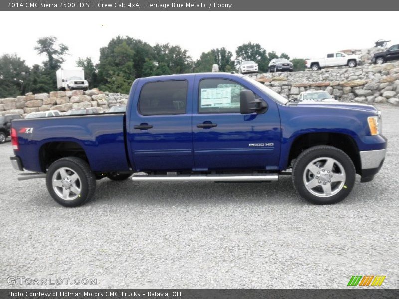  2014 Sierra 2500HD SLE Crew Cab 4x4 Heritage Blue Metallic