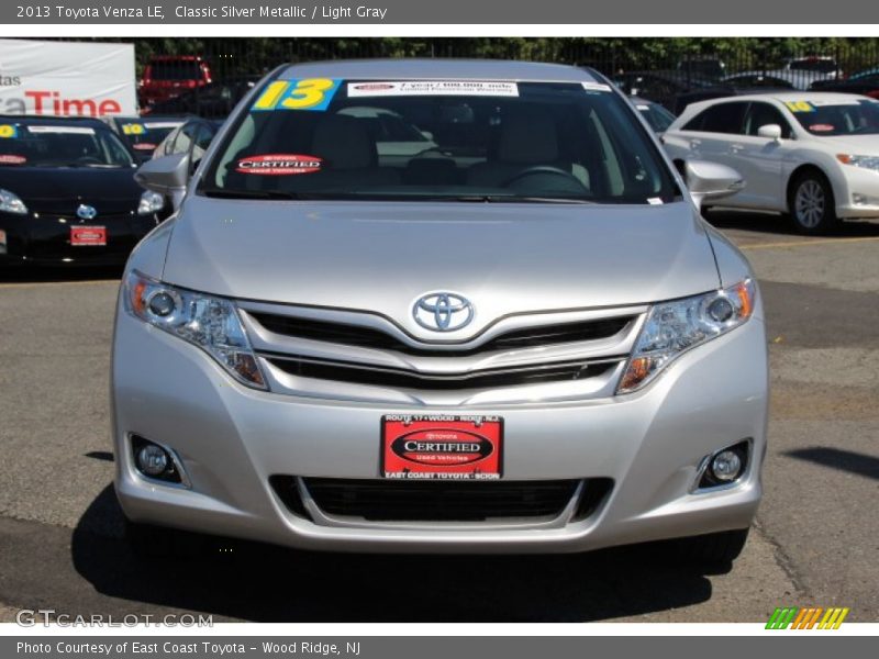 Classic Silver Metallic / Light Gray 2013 Toyota Venza LE