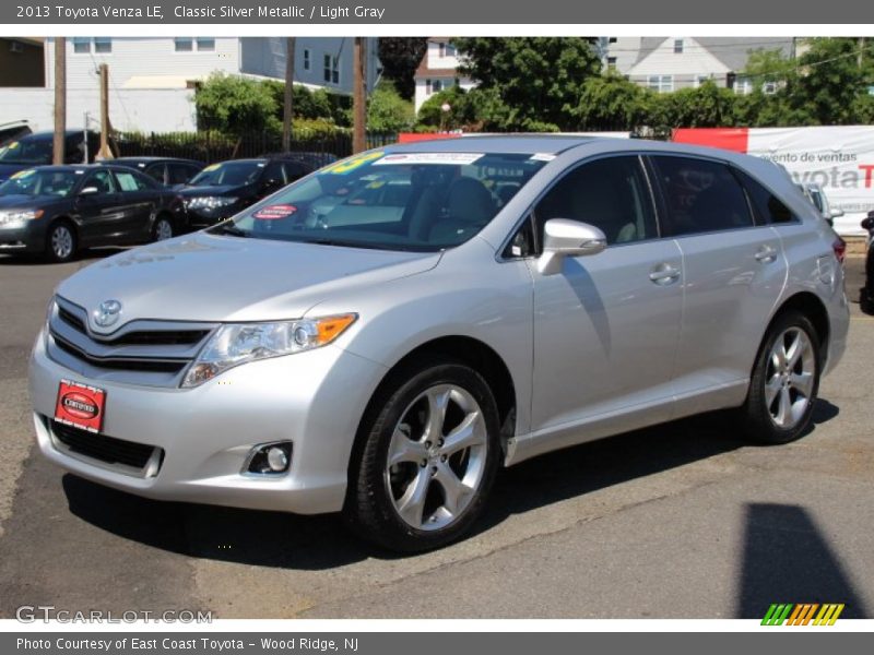 Classic Silver Metallic / Light Gray 2013 Toyota Venza LE