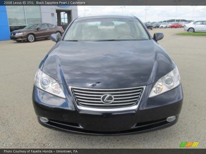 Black Sapphire Pearl / Cashmere 2008 Lexus ES 350