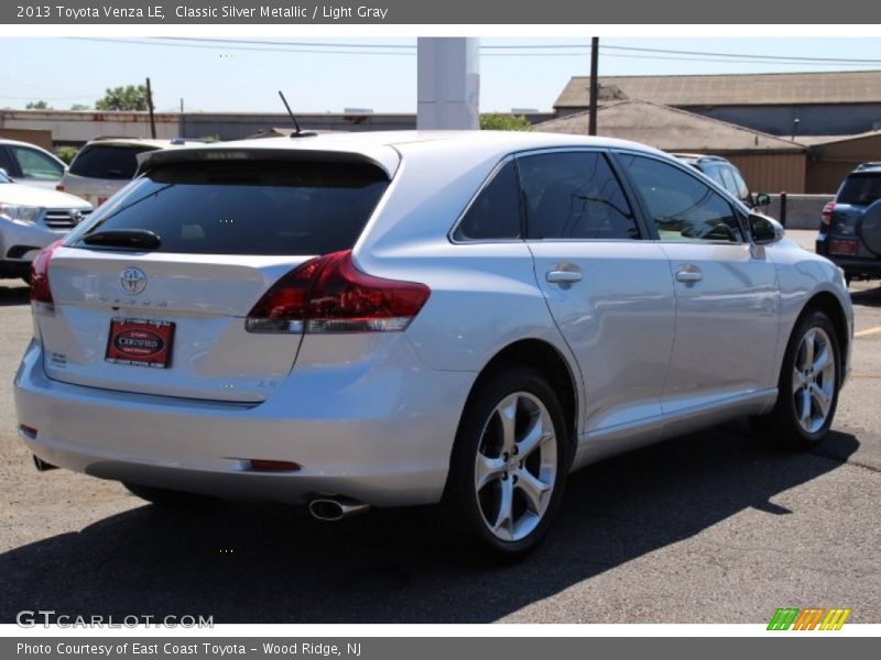 Classic Silver Metallic / Light Gray 2013 Toyota Venza LE