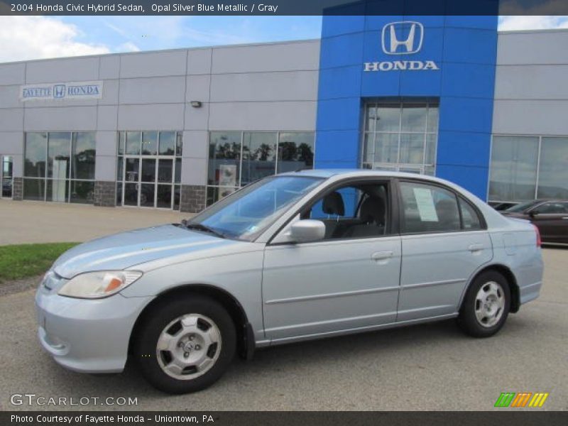 Opal Silver Blue Metallic / Gray 2004 Honda Civic Hybrid Sedan