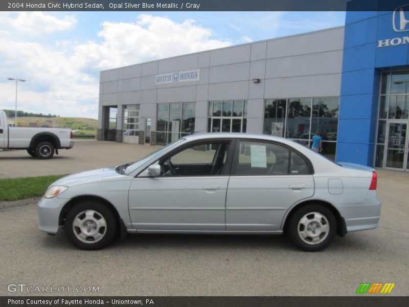 Opal Silver Blue Metallic / Gray 2004 Honda Civic Hybrid Sedan