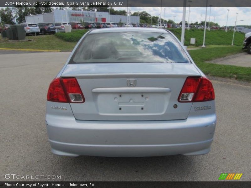 Opal Silver Blue Metallic / Gray 2004 Honda Civic Hybrid Sedan