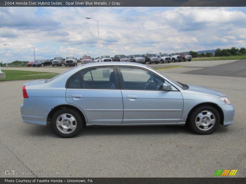 Opal Silver Blue Metallic / Gray 2004 Honda Civic Hybrid Sedan
