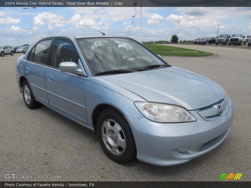 Opal Silver Blue Metallic / Gray 2004 Honda Civic Hybrid Sedan