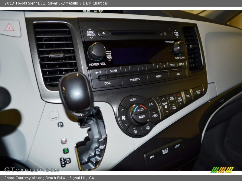 Silver Sky Metallic / Dark Charcoal 2013 Toyota Sienna SE