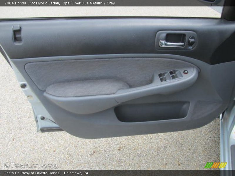 Opal Silver Blue Metallic / Gray 2004 Honda Civic Hybrid Sedan