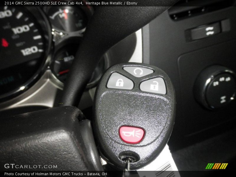 Heritage Blue Metallic / Ebony 2014 GMC Sierra 2500HD SLE Crew Cab 4x4