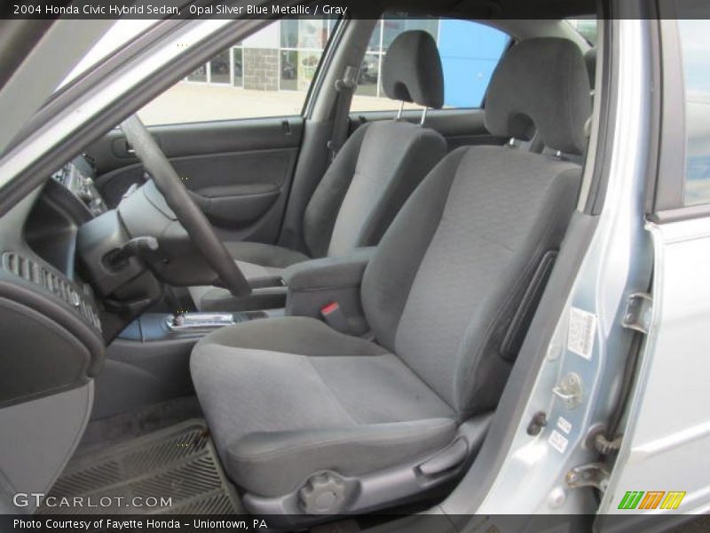 Opal Silver Blue Metallic / Gray 2004 Honda Civic Hybrid Sedan