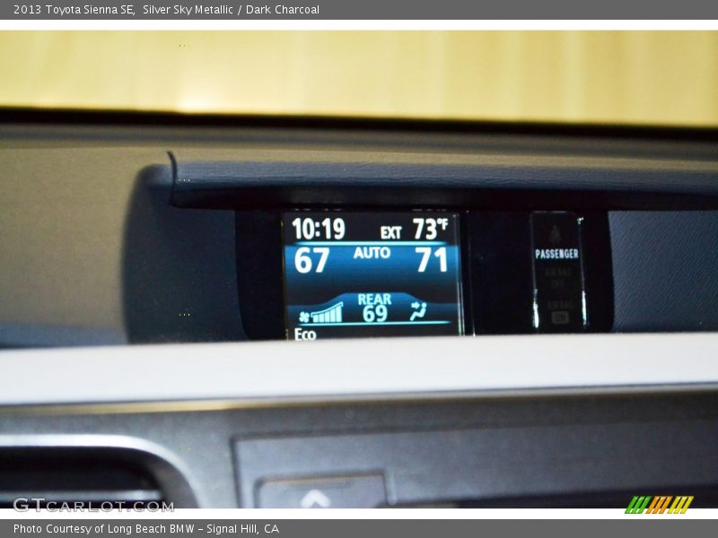 Silver Sky Metallic / Dark Charcoal 2013 Toyota Sienna SE