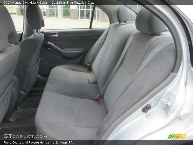 Opal Silver Blue Metallic / Gray 2004 Honda Civic Hybrid Sedan