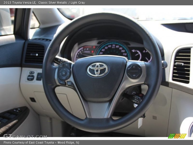 Classic Silver Metallic / Light Gray 2013 Toyota Venza LE