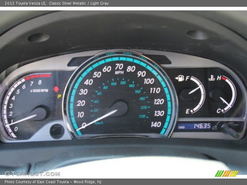 Classic Silver Metallic / Light Gray 2013 Toyota Venza LE