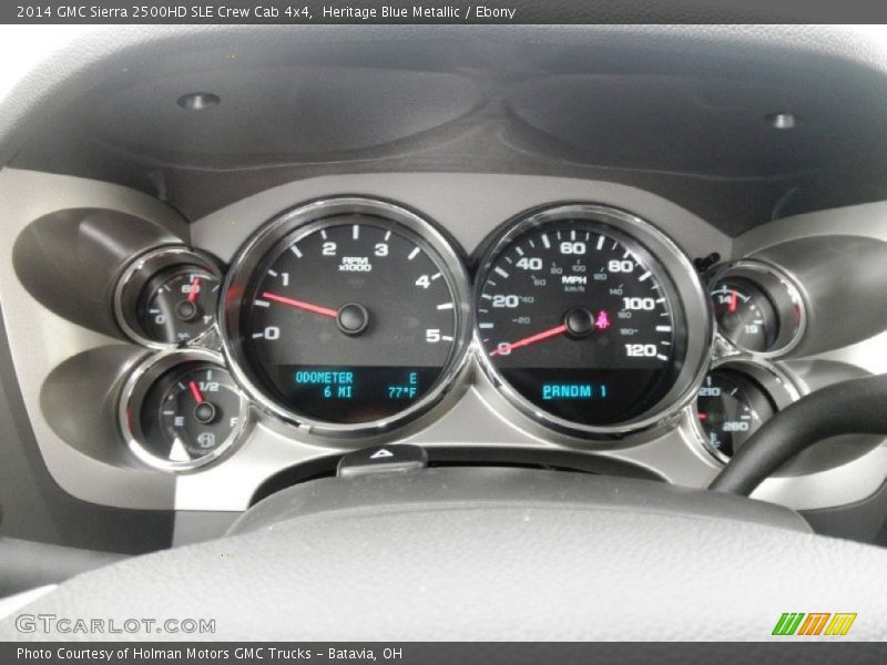  2014 Sierra 2500HD SLE Crew Cab 4x4 SLE Crew Cab 4x4 Gauges