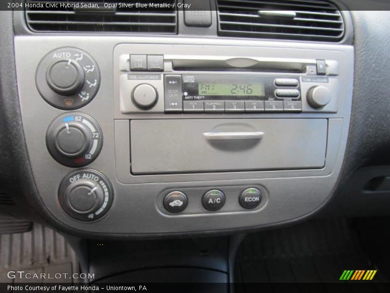 Opal Silver Blue Metallic / Gray 2004 Honda Civic Hybrid Sedan