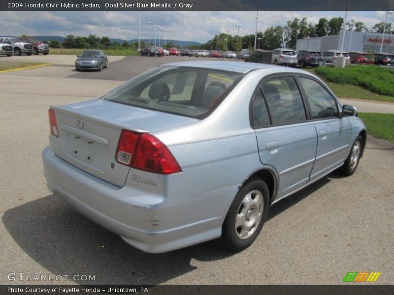 Opal Silver Blue Metallic / Gray 2004 Honda Civic Hybrid Sedan