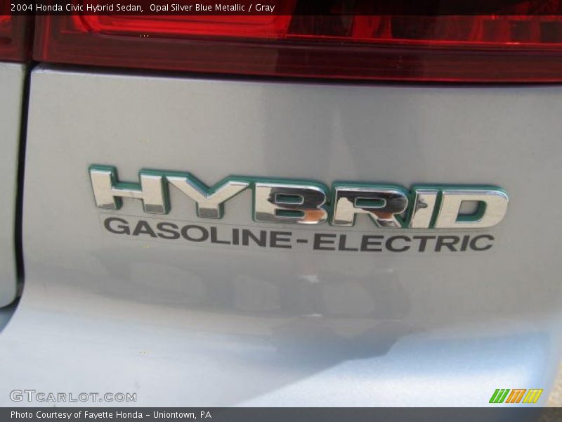Opal Silver Blue Metallic / Gray 2004 Honda Civic Hybrid Sedan