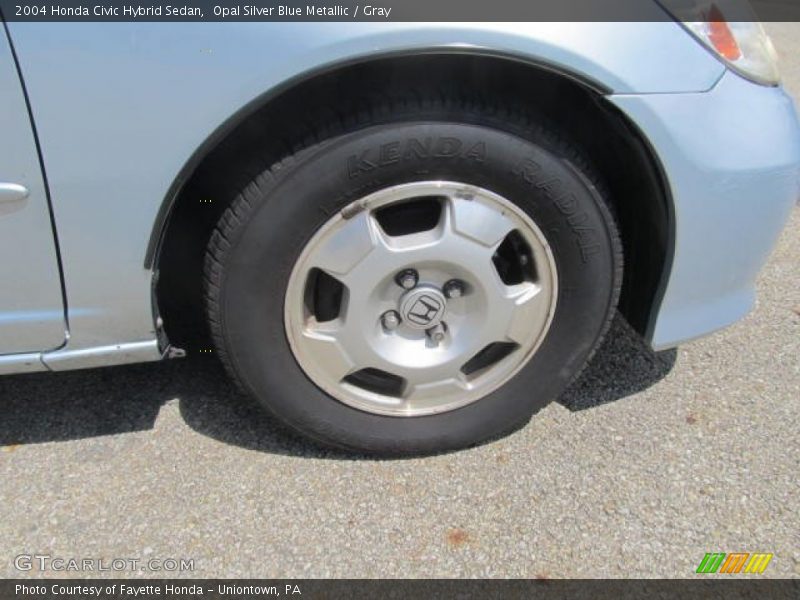 Opal Silver Blue Metallic / Gray 2004 Honda Civic Hybrid Sedan