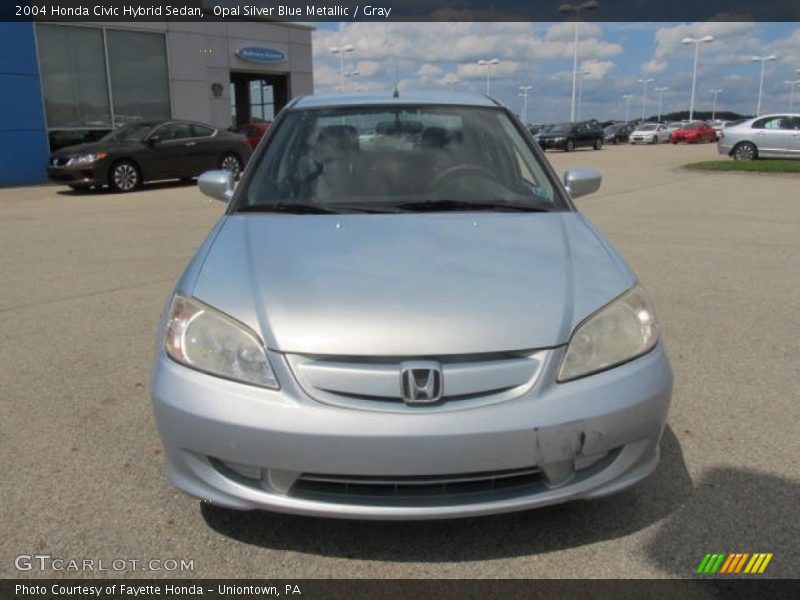 Opal Silver Blue Metallic / Gray 2004 Honda Civic Hybrid Sedan