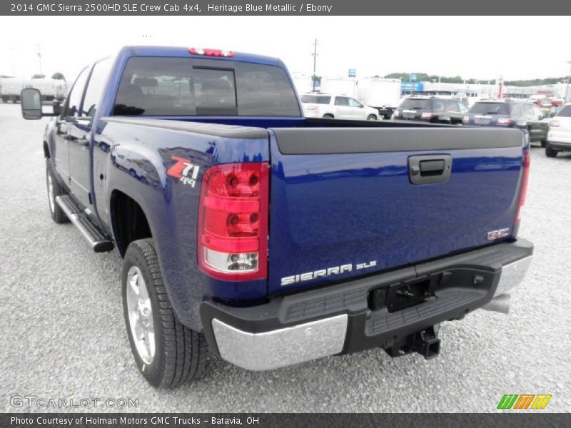 Heritage Blue Metallic / Ebony 2014 GMC Sierra 2500HD SLE Crew Cab 4x4