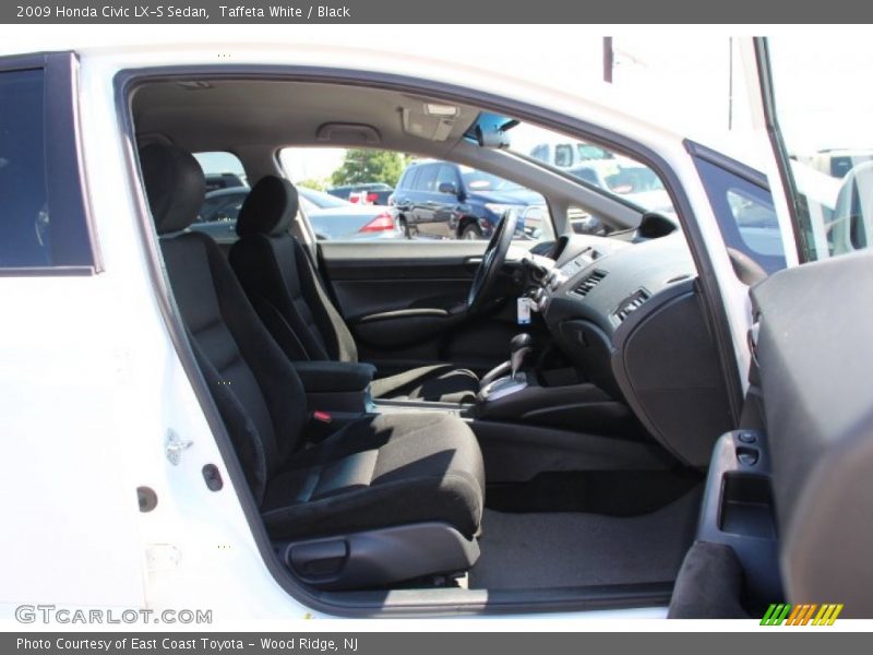 Taffeta White / Black 2009 Honda Civic LX-S Sedan