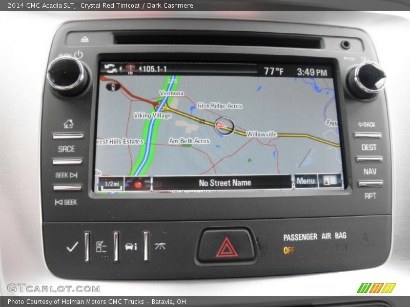 Crystal Red Tintcoat / Dark Cashmere 2014 GMC Acadia SLT