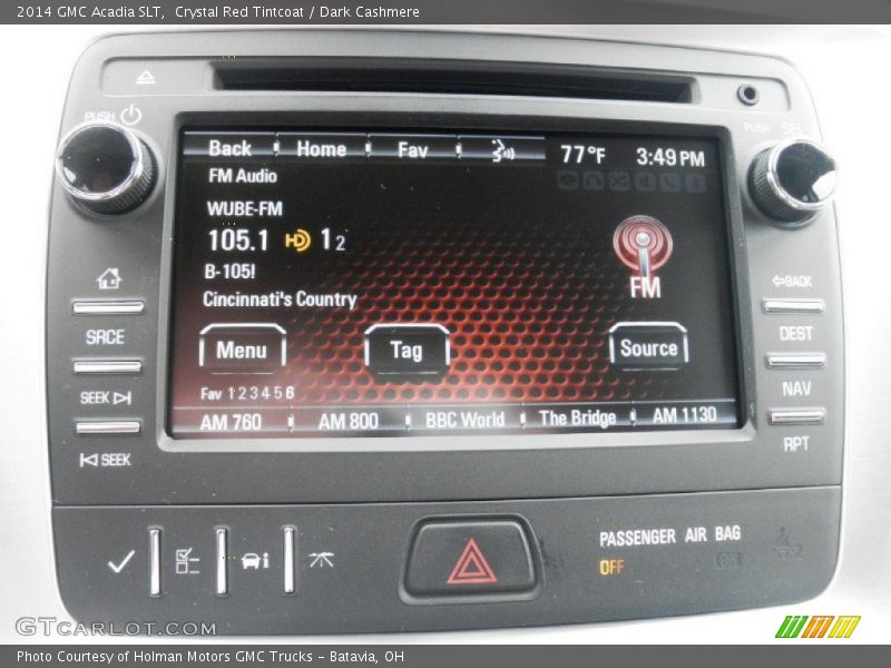 Crystal Red Tintcoat / Dark Cashmere 2014 GMC Acadia SLT