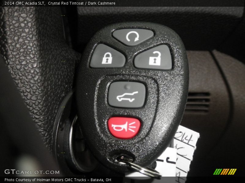 Crystal Red Tintcoat / Dark Cashmere 2014 GMC Acadia SLT