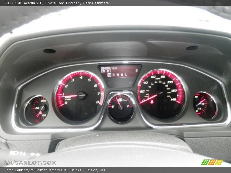 Crystal Red Tintcoat / Dark Cashmere 2014 GMC Acadia SLT