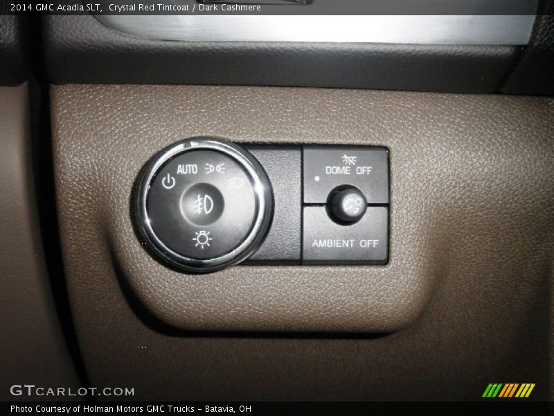 Controls of 2014 Acadia SLT