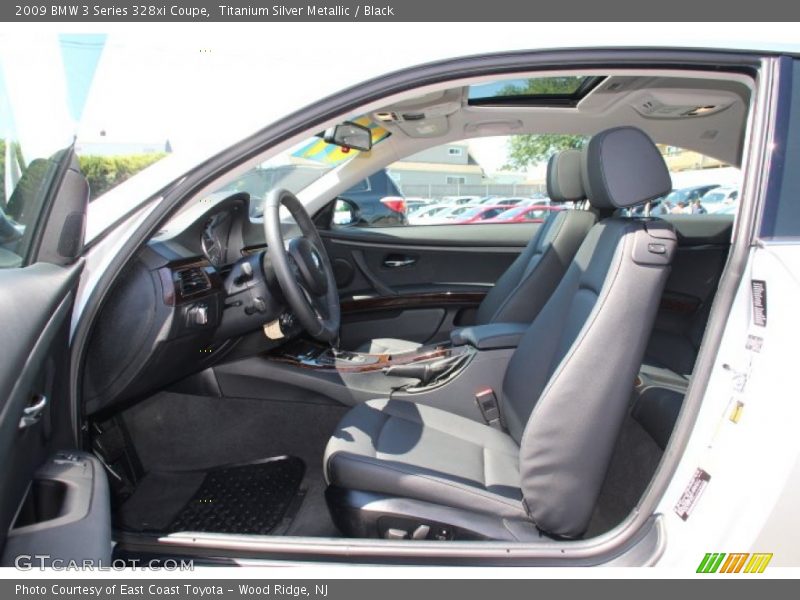 Titanium Silver Metallic / Black 2009 BMW 3 Series 328xi Coupe