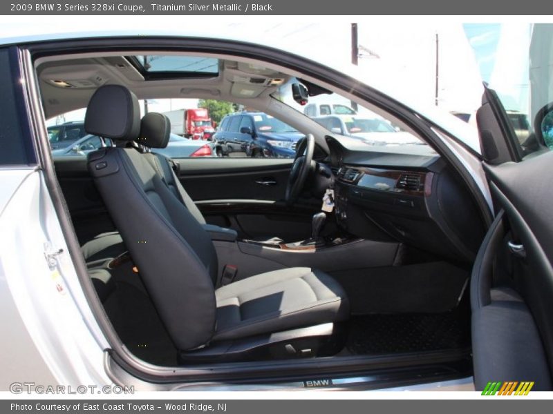 Titanium Silver Metallic / Black 2009 BMW 3 Series 328xi Coupe