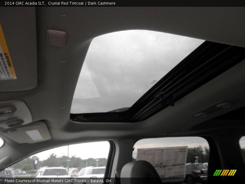 Sunroof of 2014 Acadia SLT