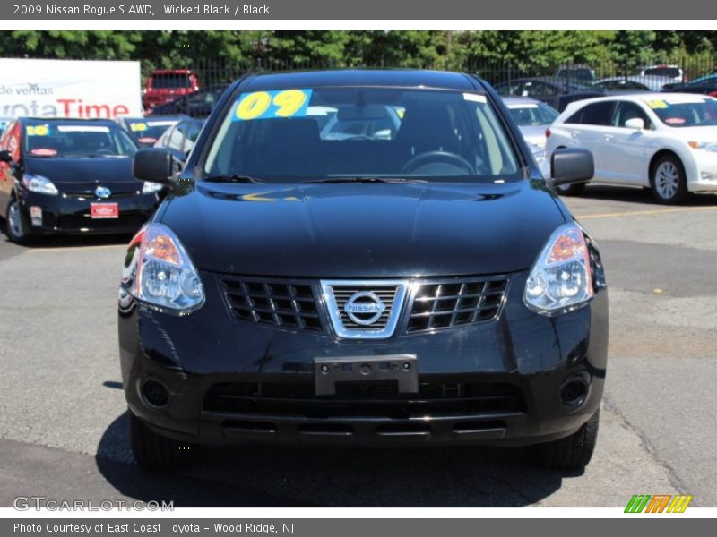 Wicked Black / Black 2009 Nissan Rogue S AWD